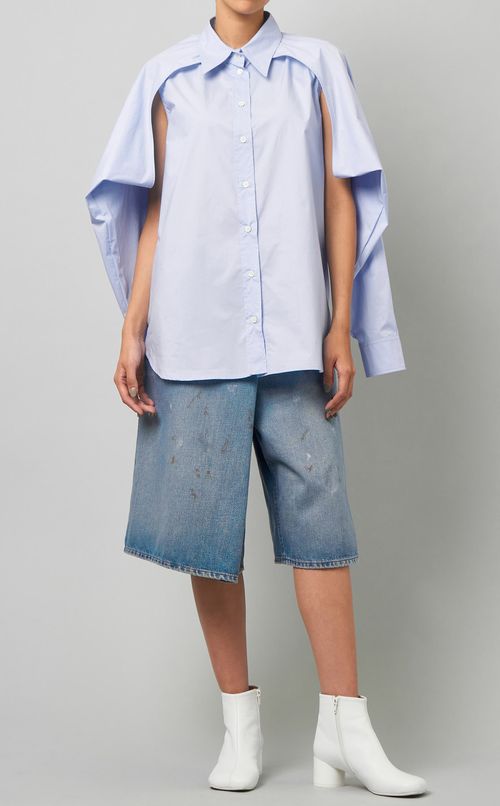 デザインスリーブシャツ