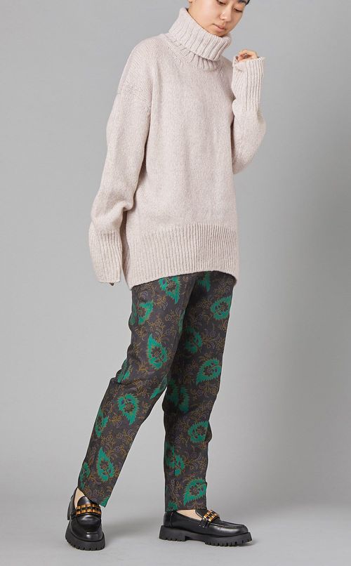 ファインウールタートルネックニットプルオーバー