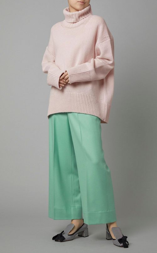 ファインウールタートルネックニットプルオーバー