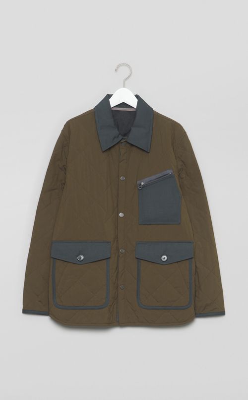 ナイロンキルティングジャケット