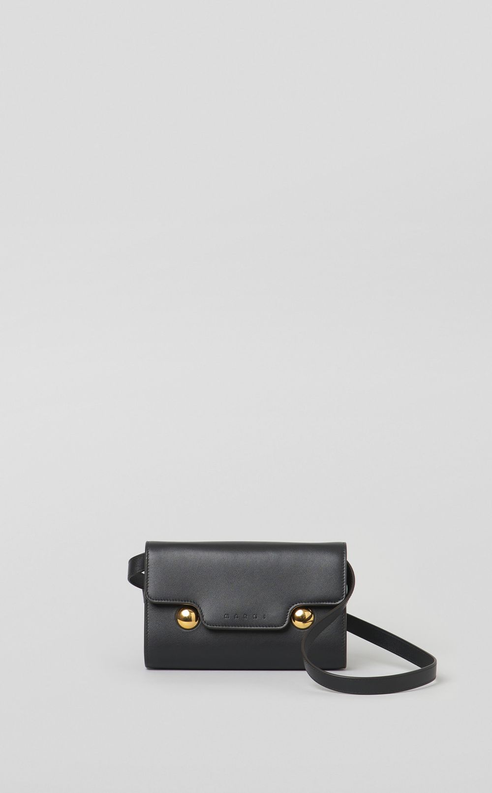 レザースクエアミニショルダーバッグ