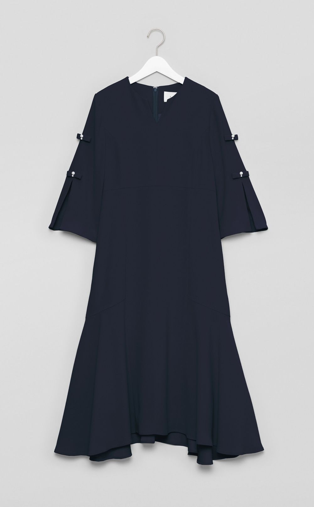 パールリボンスリーブワンピース