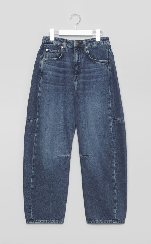 ハイウエストカーブデニムパンツ