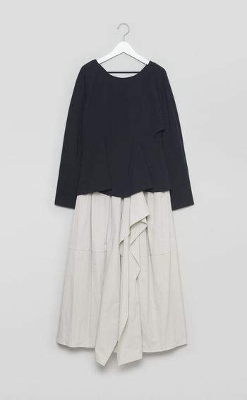 ペプラムドッキングワンピース