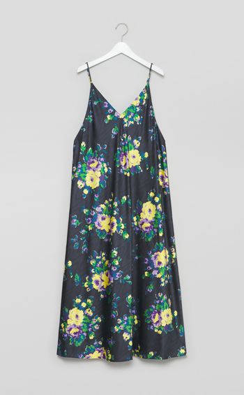 ローズプリントキャミソールワンピース