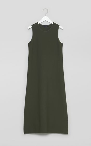 クレープニットノースリーブワンピース