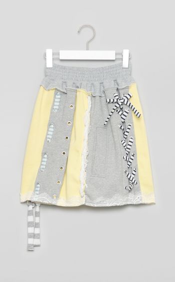 【roop】スウェットレースアップスカート