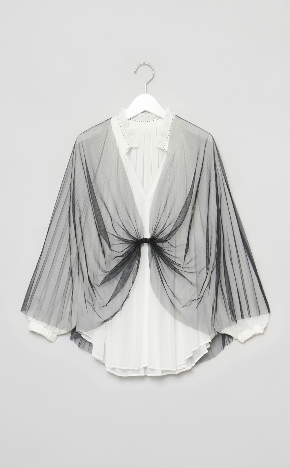 【roop】チュールドッキングブラウス