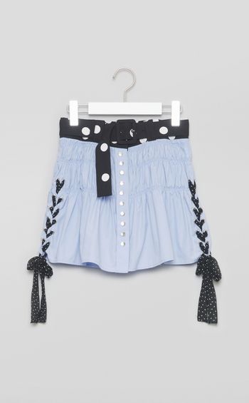 【roop】ブルードットミニスカート