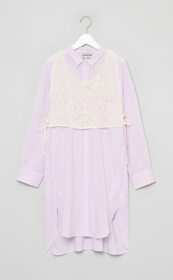 【roop】パールレイヤードシャツ