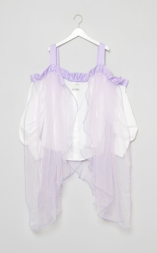 【roop】紫羽飾りベスト