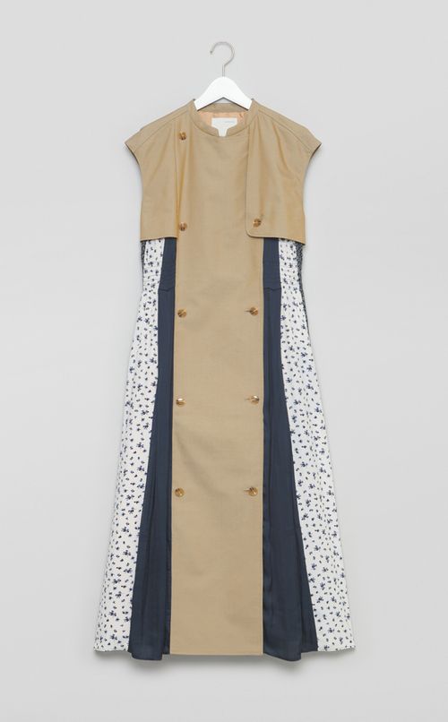 【roop】ドッキングトレンチワンピース-B