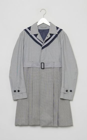 【roop】セーラーカラーコート