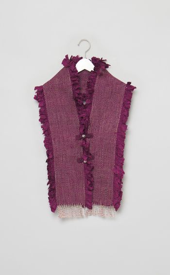 【roop】裂織ショールトップス