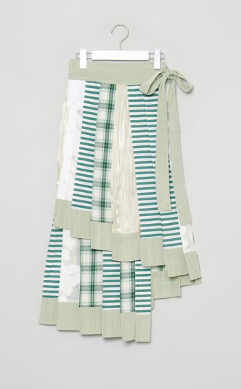 【roop】巻きプリーツスカート