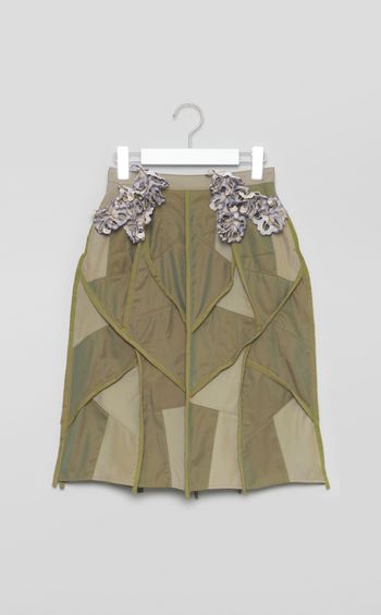 【roop】パッチワークスカート・フラワー