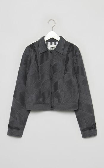 【roop】ダイヤパッチワークジャケット