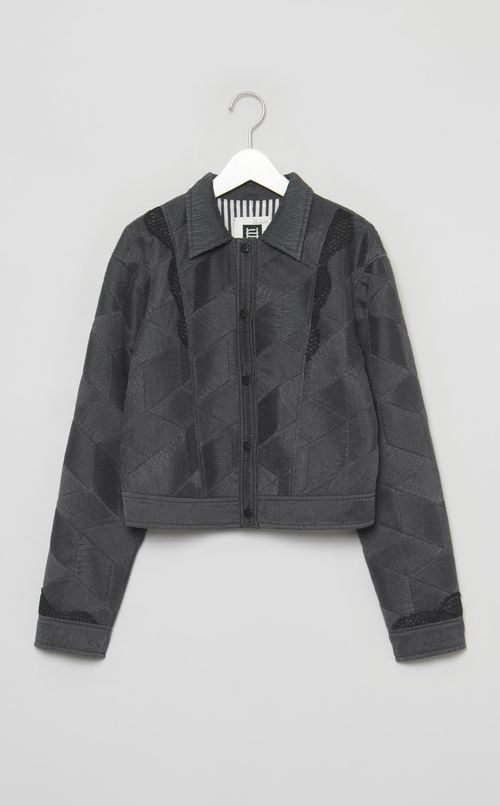 【roop】ダイヤパッチワークジャケット