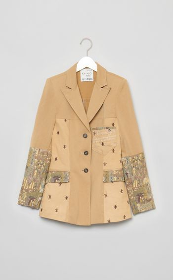 【roop】ジャガードミックスジャケット