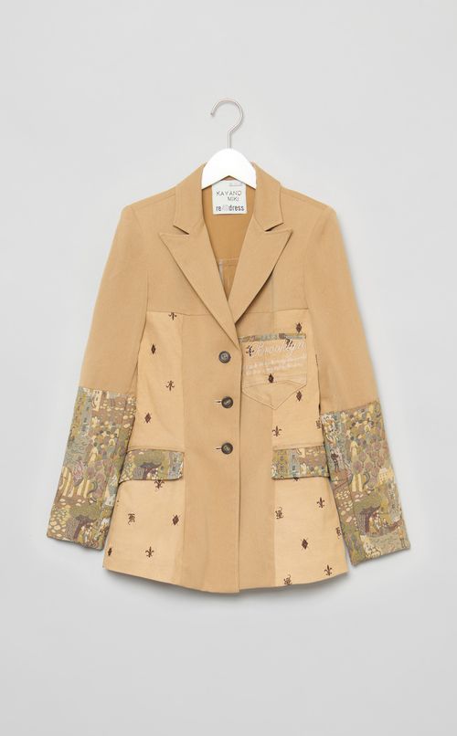 【roop】ジャガードミックスジャケット