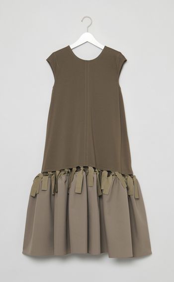 【roop】ノースリーブニットワンピ―ス