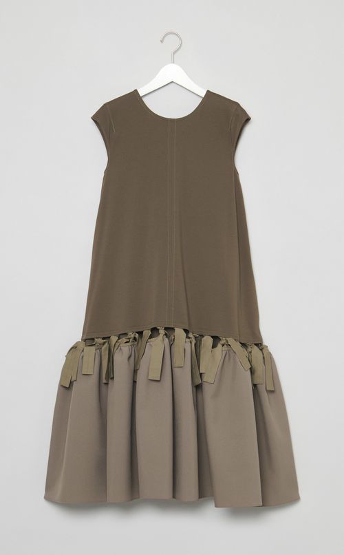 【roop】ノースリーブニットワンピ―ス