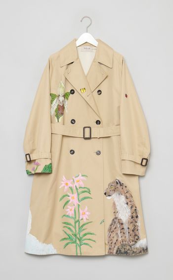 【roop】ドローイングトレンチコート