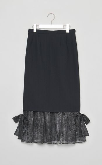 【roop】ラメフリルスカート