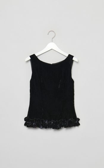 【roop】ベロアキャミソール