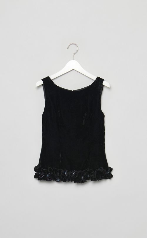 【roop】ベロアキャミソール