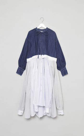 【roop】シャツドッキングワンピース