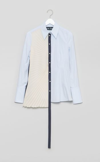 【roop】プリーツドレスシャツ