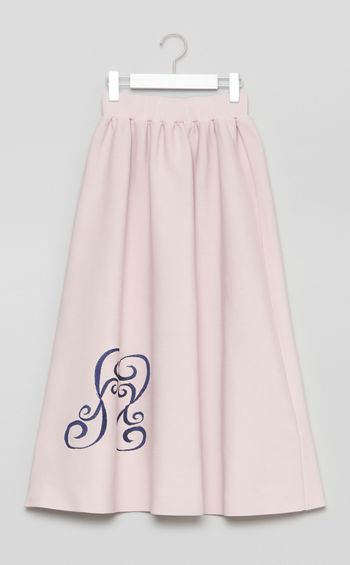 【roop】エンブロイダリーニットスカート