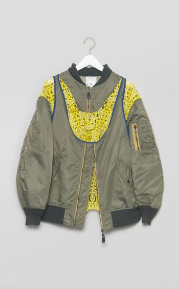 【roop】MA-1＆レースシャツ