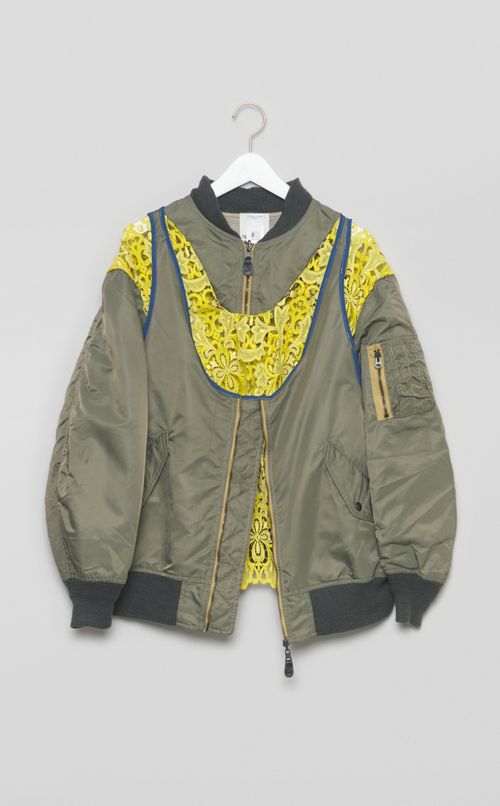 【roop】MA-1＆レースシャツ