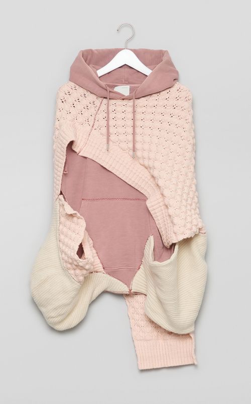 【roop】アシンメトリーパーカーケープ