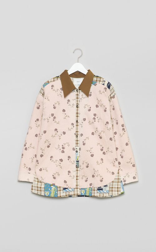 【roop】ニードルパンチドッキングシャツ