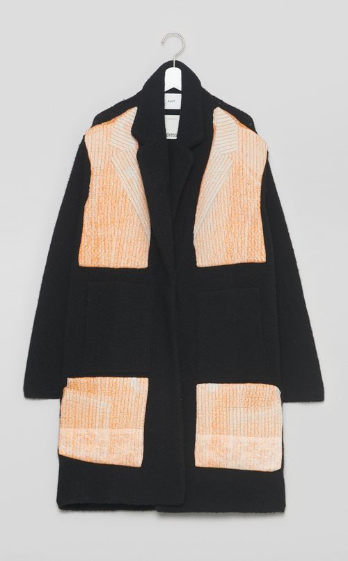 【roop】ニードルパンチパッチコート