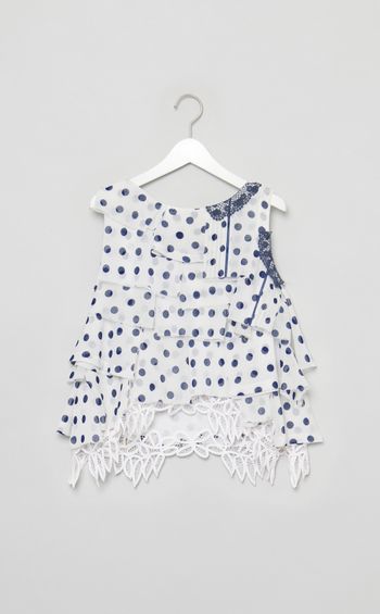 【roop】ドットブラウス