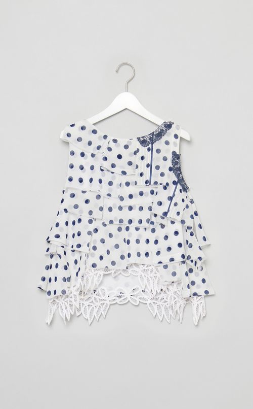 【roop】ドットブラウス