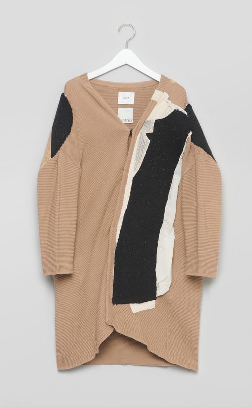 【roop】ニードルパンチカーディガンコート