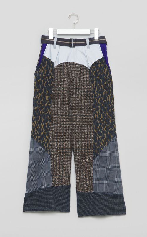 【roop】クレイジーチェックパターンパンツ