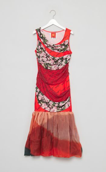 【roop】ドレープストレッチドレス