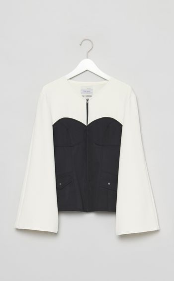 【roop】ビスチェ風スウェットブラウス