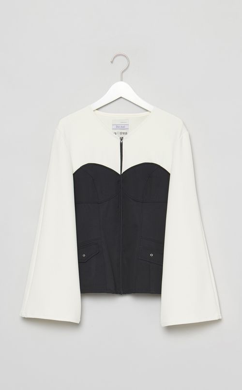 【roop】ビスチェ風スウェットブラウス