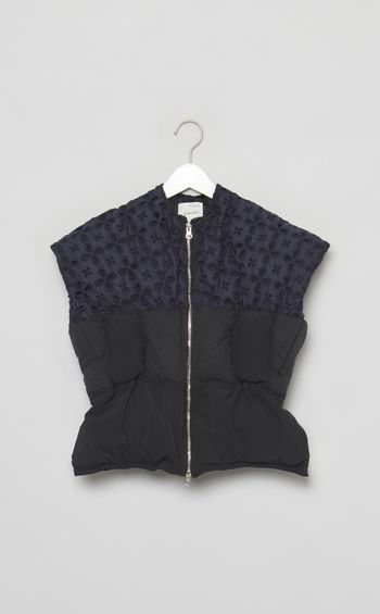 【roop】ヘリテージ ブロッサム パファー ベスト