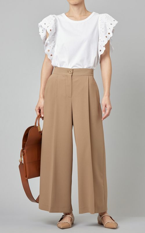 フロントタックストレートパンツ