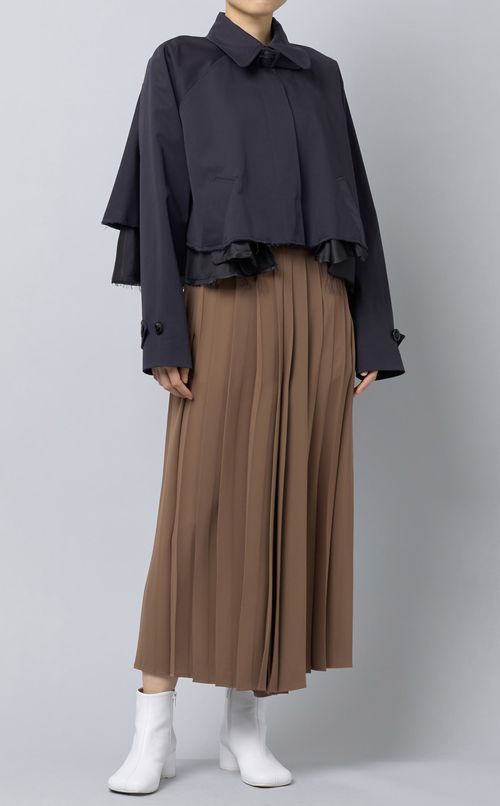 ショートカットオフトレンチジャケット