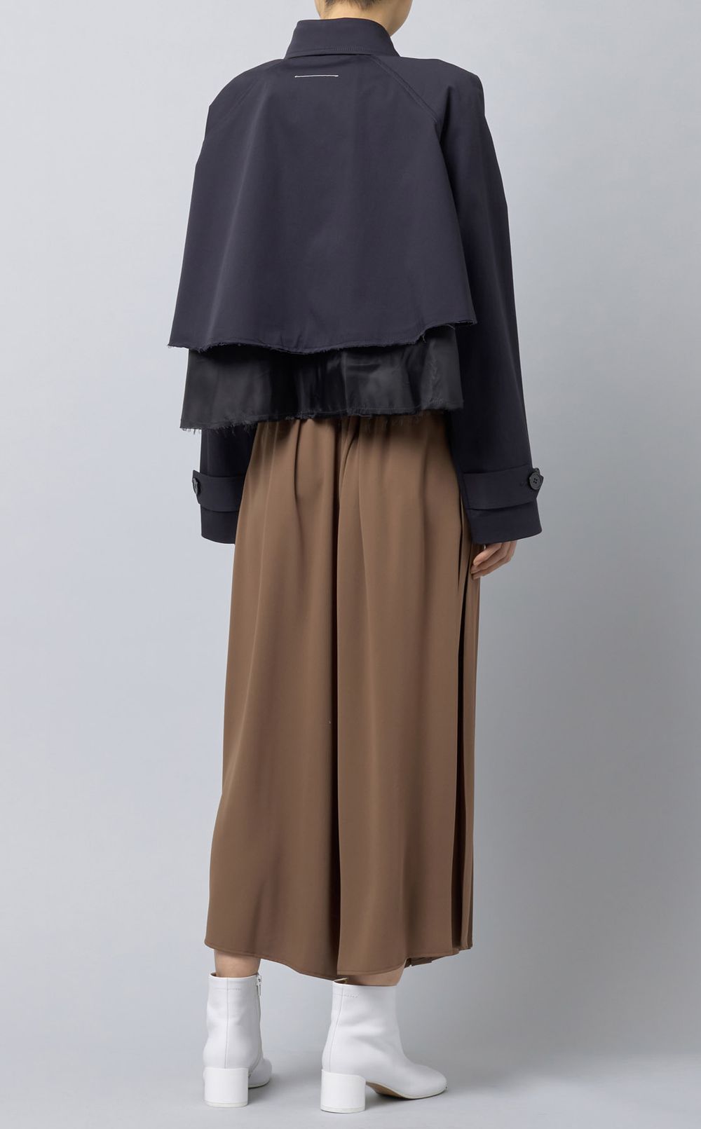 ショートカットオフトレンチジャケット