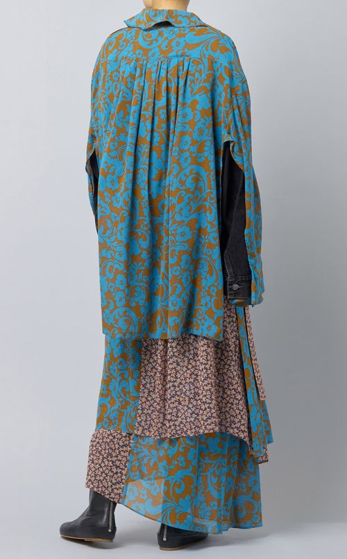 バックプリントデニムジャケット